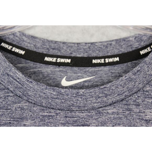 Nike Swim UPF 40+ Men's Small Athletic Gym‎ Training T-Shirt Blue Active Train - Picture 4 of 7